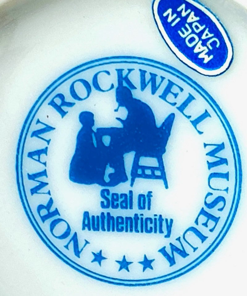 1983 Norman Rockwell's "Bed Time" Used Porcelain Coffee Mug