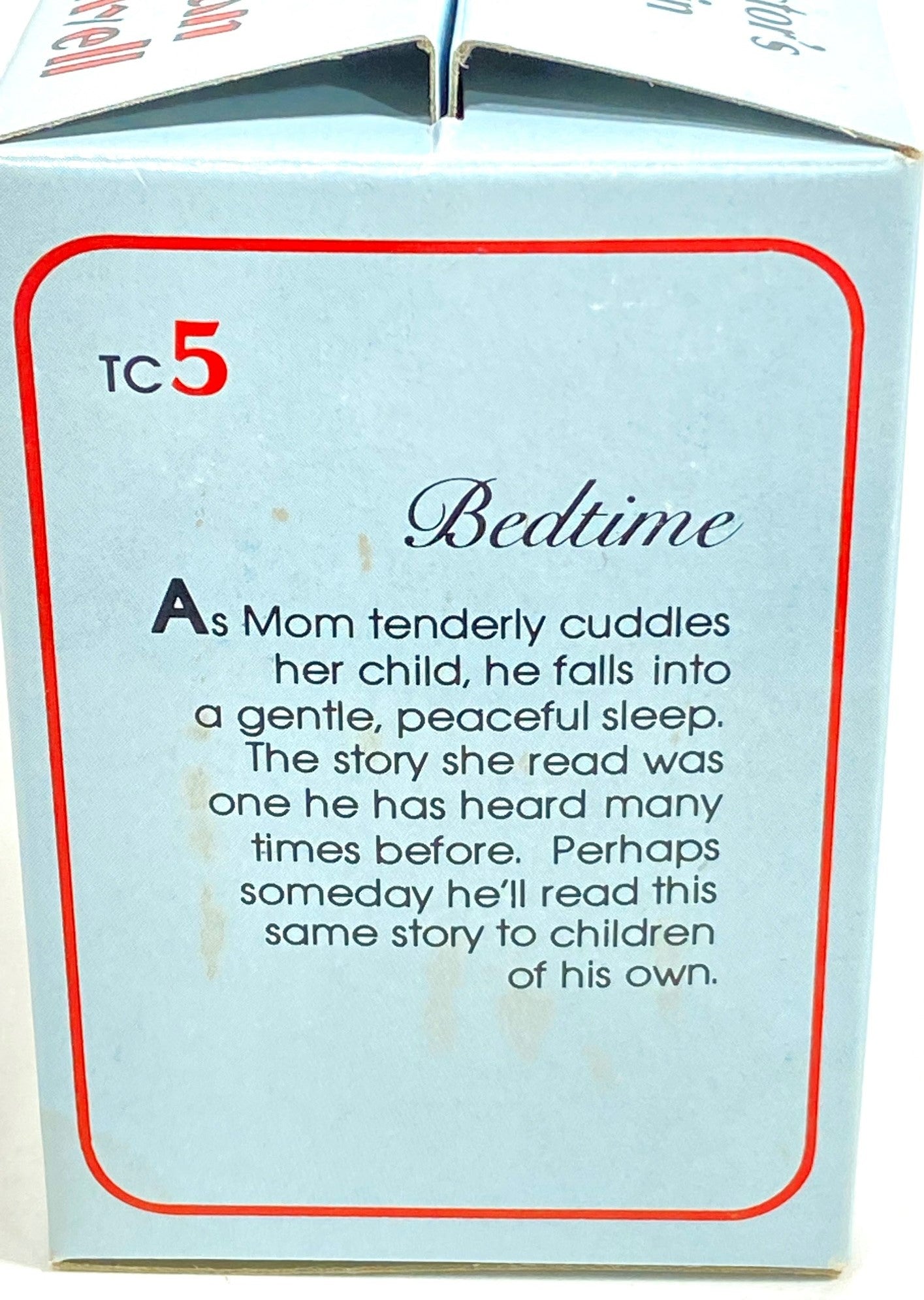 1983 Norman Rockwell's "Bed Time" Used Porcelain Coffee Mug