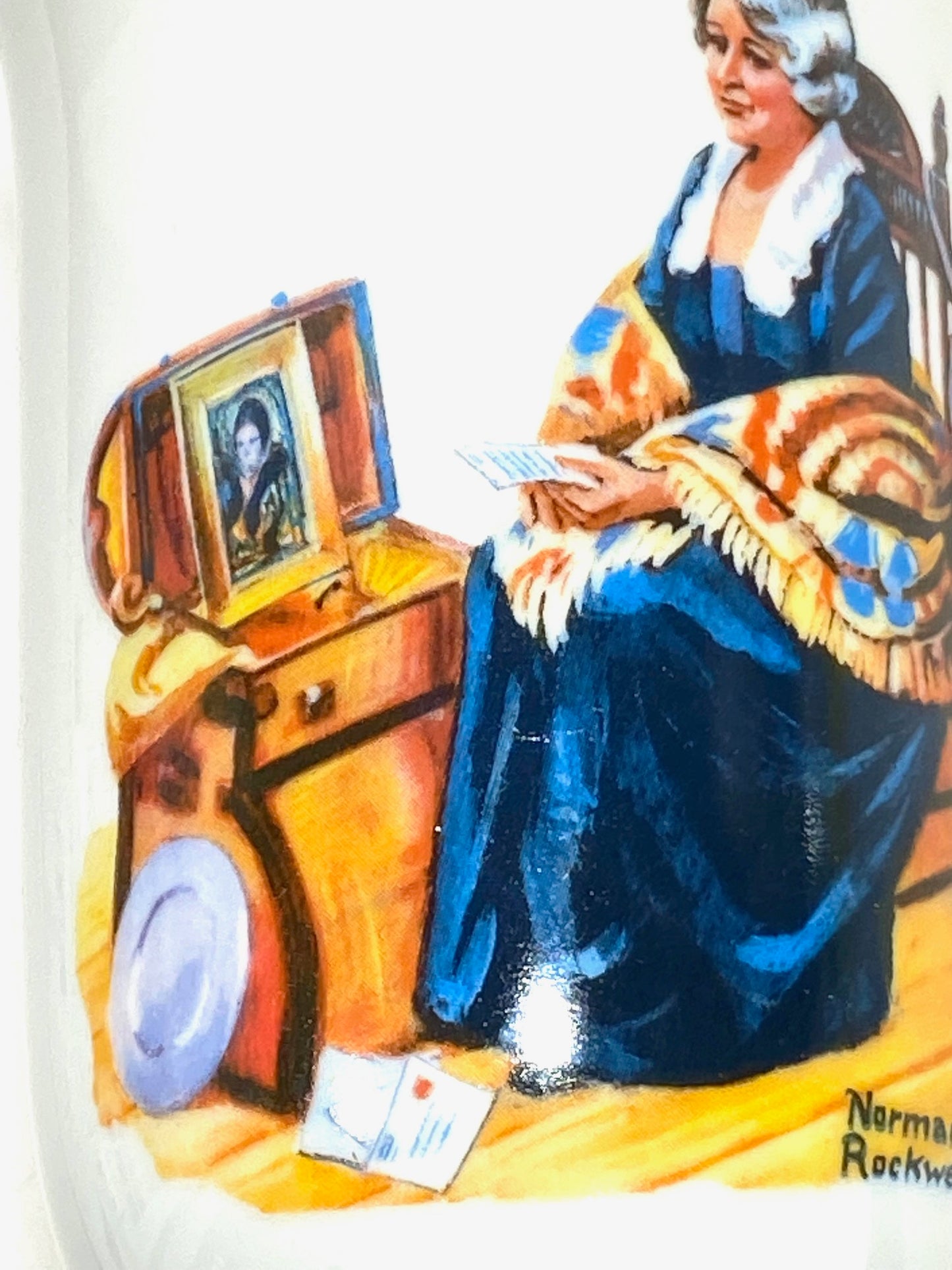 1983 Norman Rockwell's "Memories" Used Porcelain Coffee Mug
