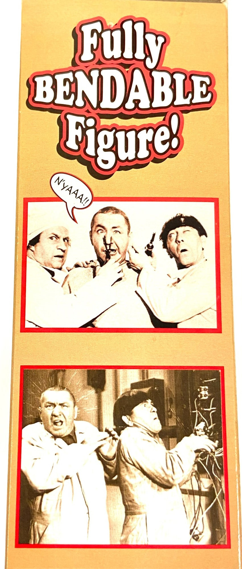 Three Stooges 1997 NOS Larry Bendable Figure Ltd. Ed.