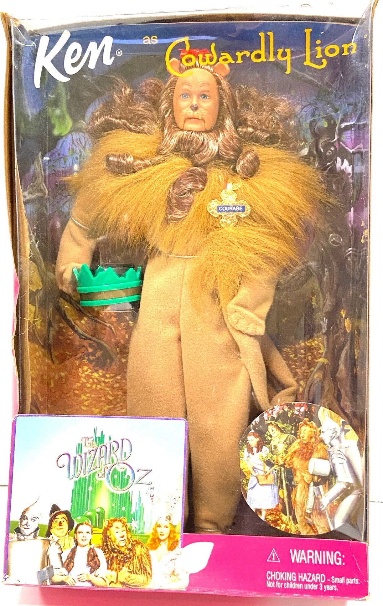 1939 Ken as the Cowardly Lion in "The Wizard of Oz" Doll NOS Made 1999