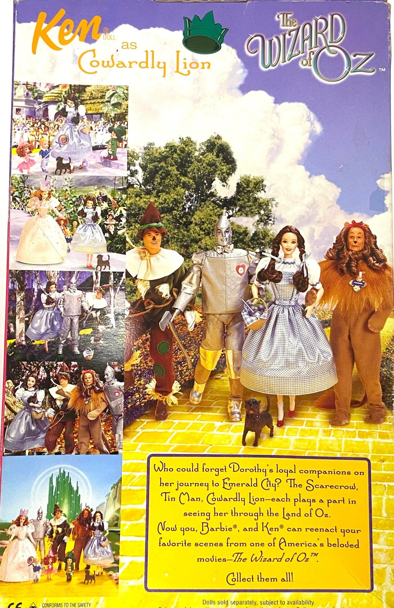1939 Ken as the Cowardly Lion in "The Wizard of Oz" Doll NOS Made 1999
