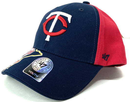 Minnesota Twins MLB Team Logo Cotton Youth Ball Cap by '47 Brand