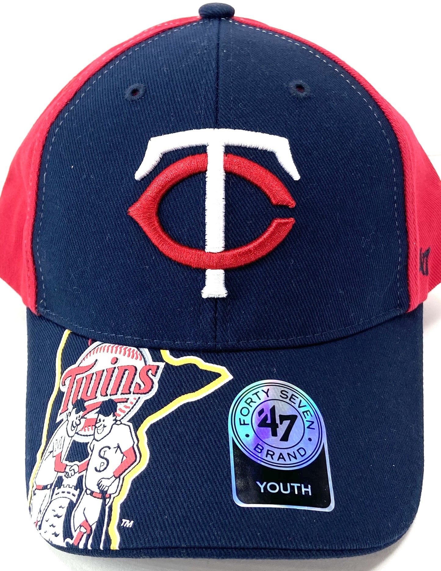 Minnesota Twins MLB Team Logo Cotton Youth Ball Cap by '47 Brand