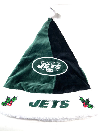 New York Jets NFL Embroidered Plush Santa Hat by Forever Collectibles