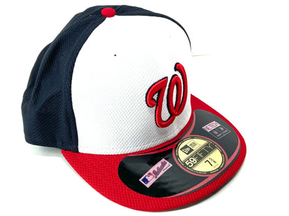 Washington Nationals MLB 59Fifty Fitted Mesh Logo Caps by New Era