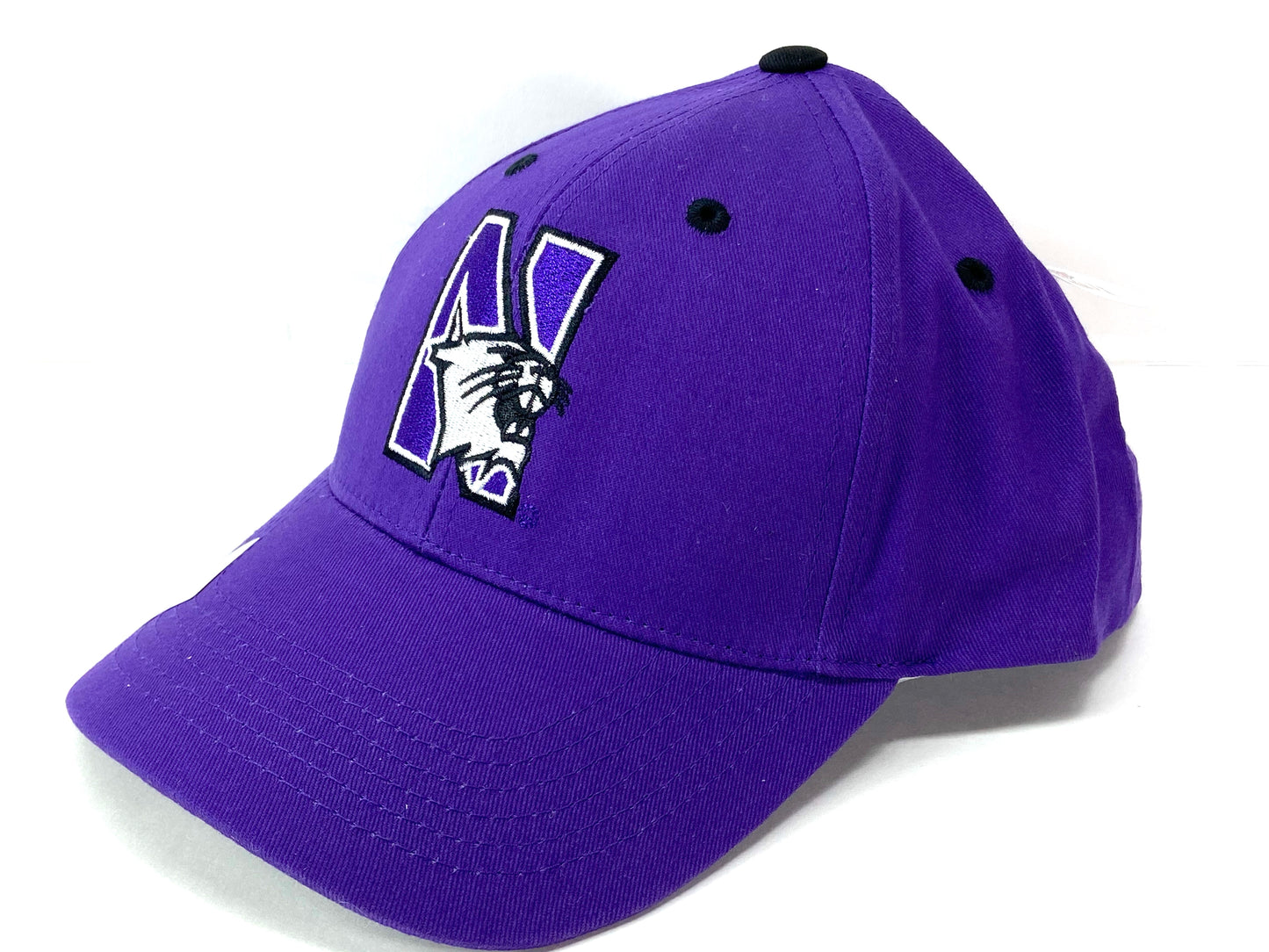 Northwestern Wildcats NCAA 2018 Embroidered Logo Cap by Captivating Headwear