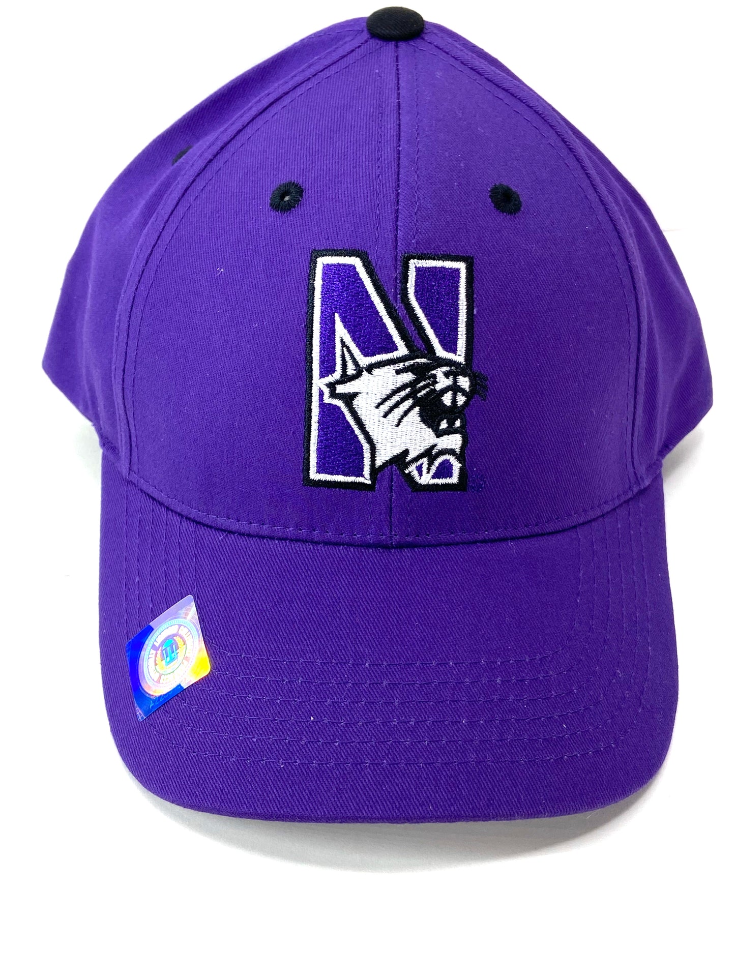 Northwestern Wildcats NCAA 2018 Embroidered Logo Cap by Captivating Headwear