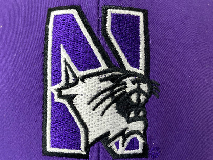 Northwestern Wildcats NCAA 2018 Embroidered Logo Cap by Captivating Headwear