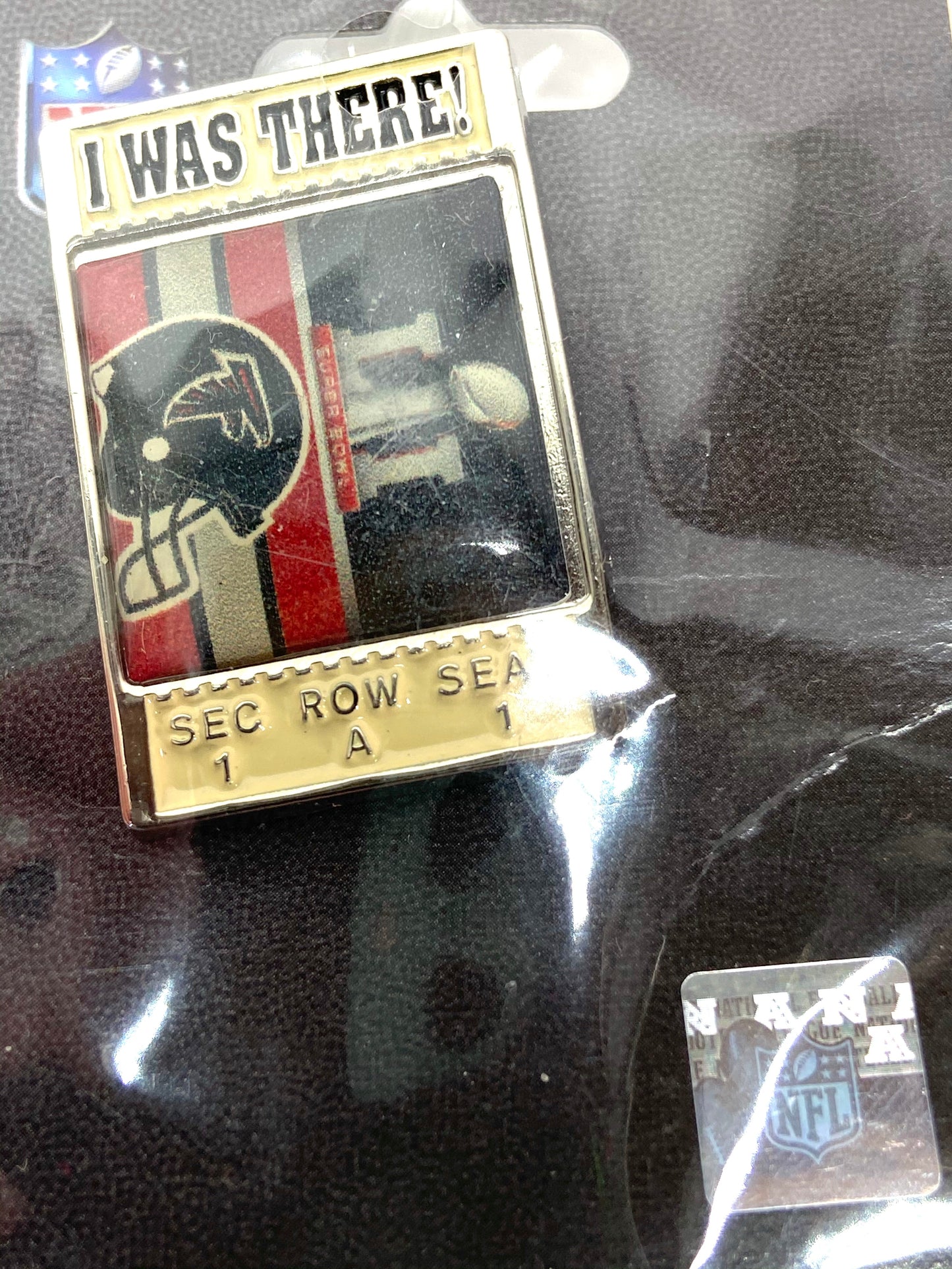 Super Bowl LI (51) NFL 2017 Patriots-Falcons "I Was There" Ticket Pin by Aminco International