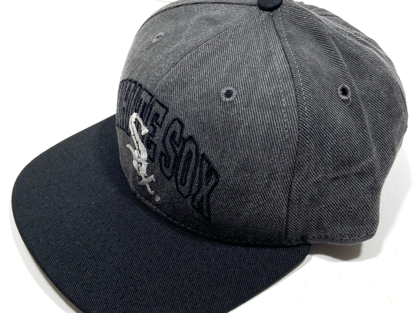 Chicago White Sox Vintage MLB Gray "Sox" Snapback by Pro-Line (Annco)