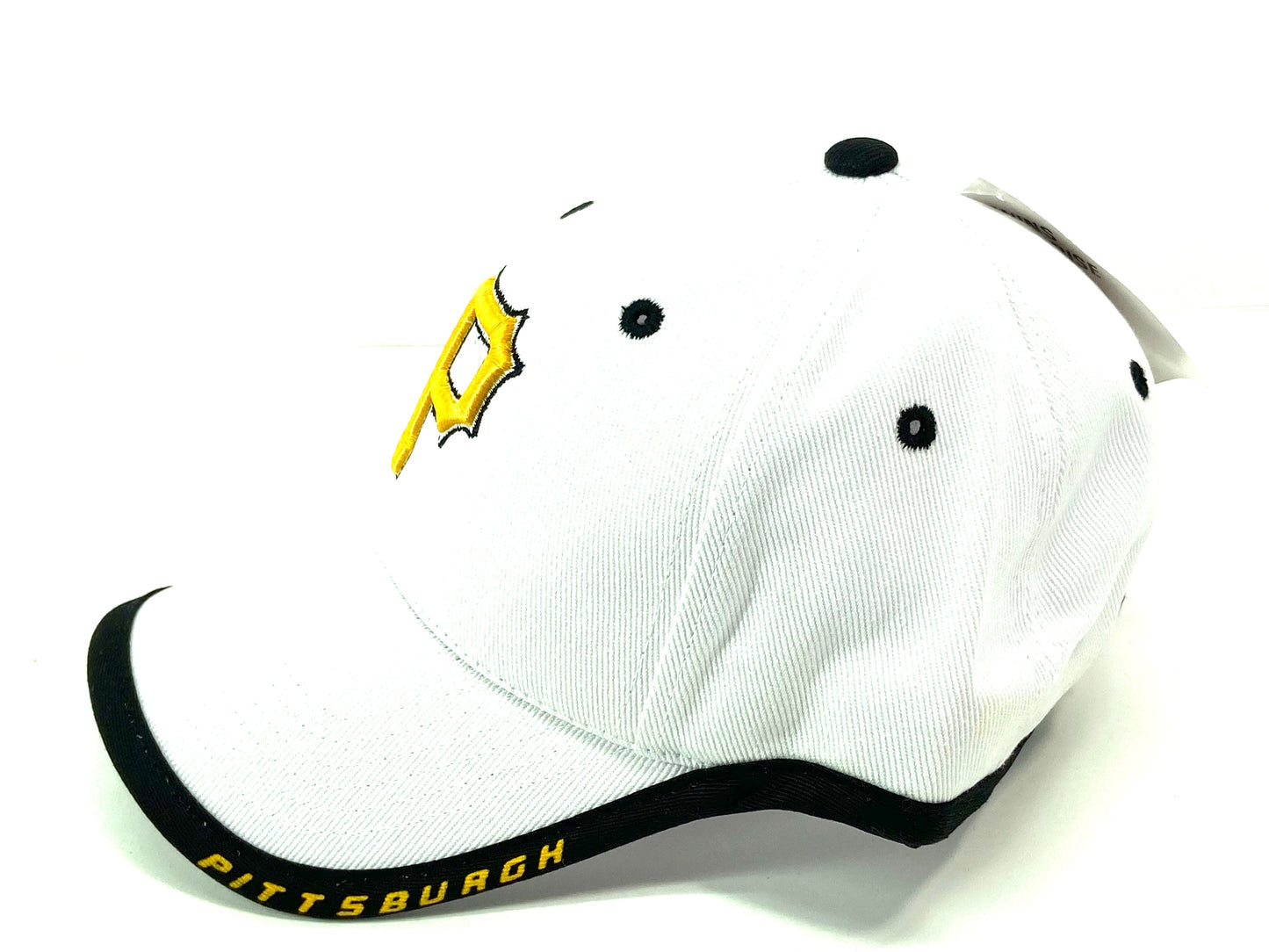 Pittsburgh Pirates MLB Vintage Black Trim Cotton Ball Cap by Twins Enterprise