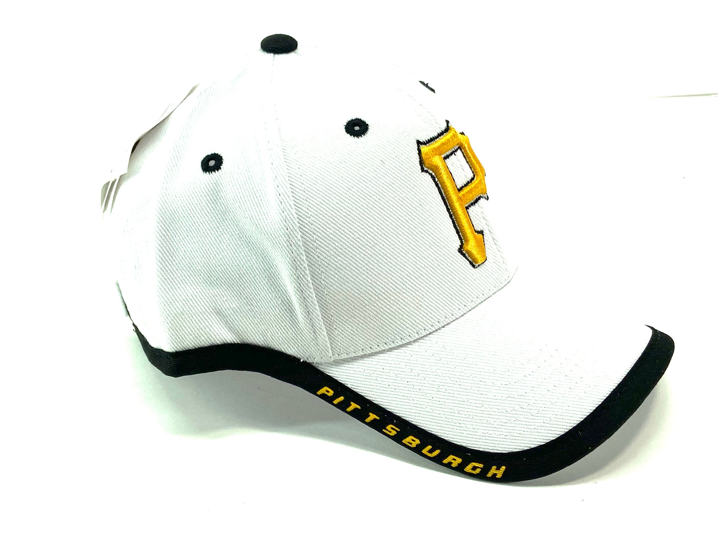 Pittsburgh Pirates MLB Vintage Black Trim Cotton Ball Cap by Twins Enterprise