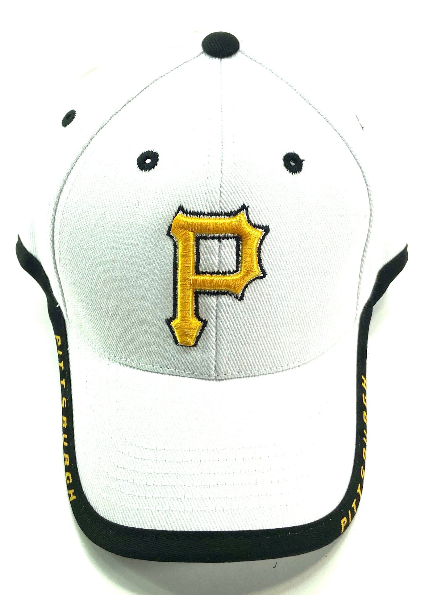 Pittsburgh Pirates MLB Vintage Black Trim Cotton Ball Cap by Twins Enterprise