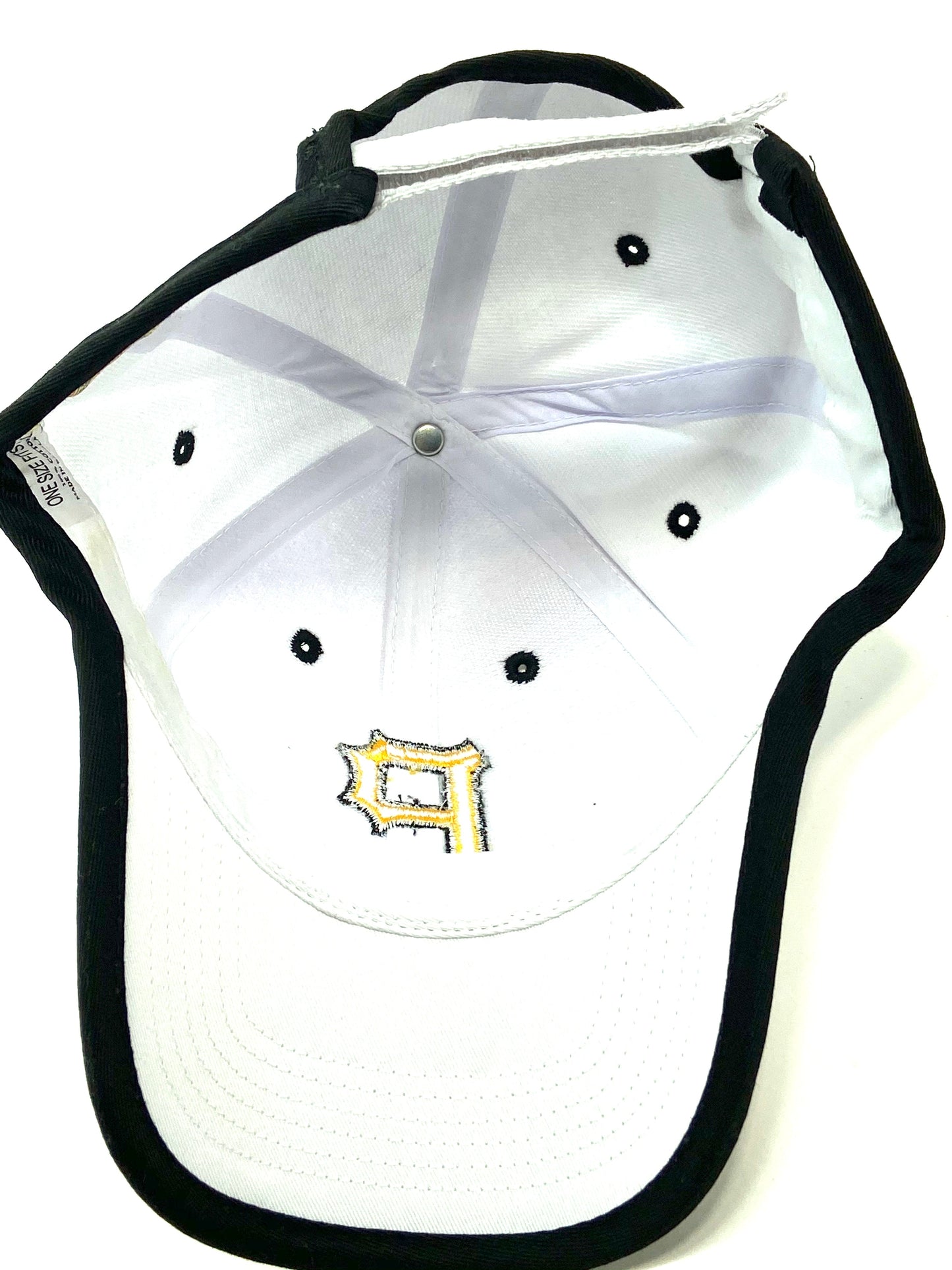 Pittsburgh Pirates MLB Vintage Black Trim Cotton Ball Cap by Twins Enterprise