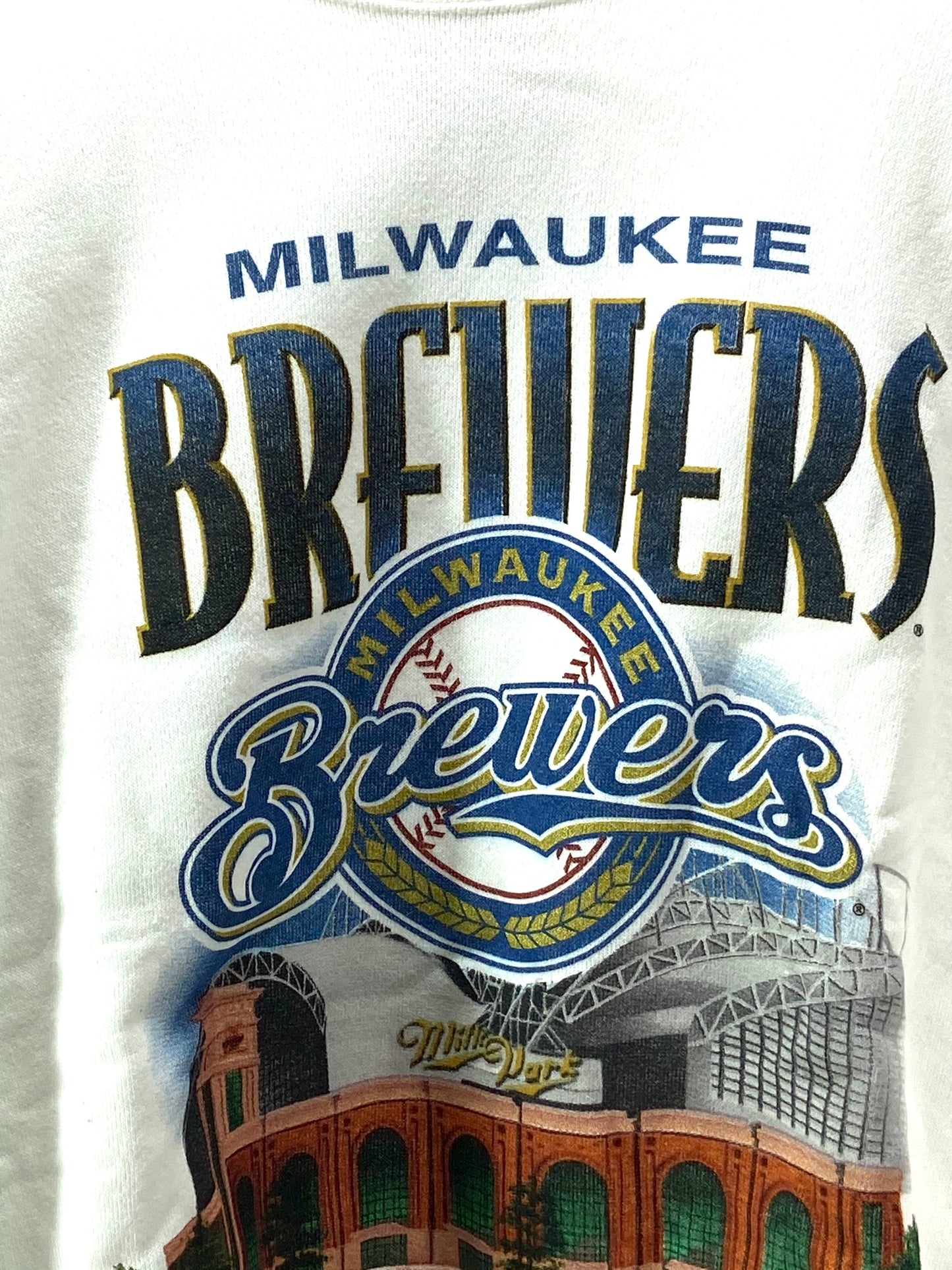 Milwaukee Brewers Vintage MLB Miller Park 2001 Sweatshirt by Delta/Ultra Fleece