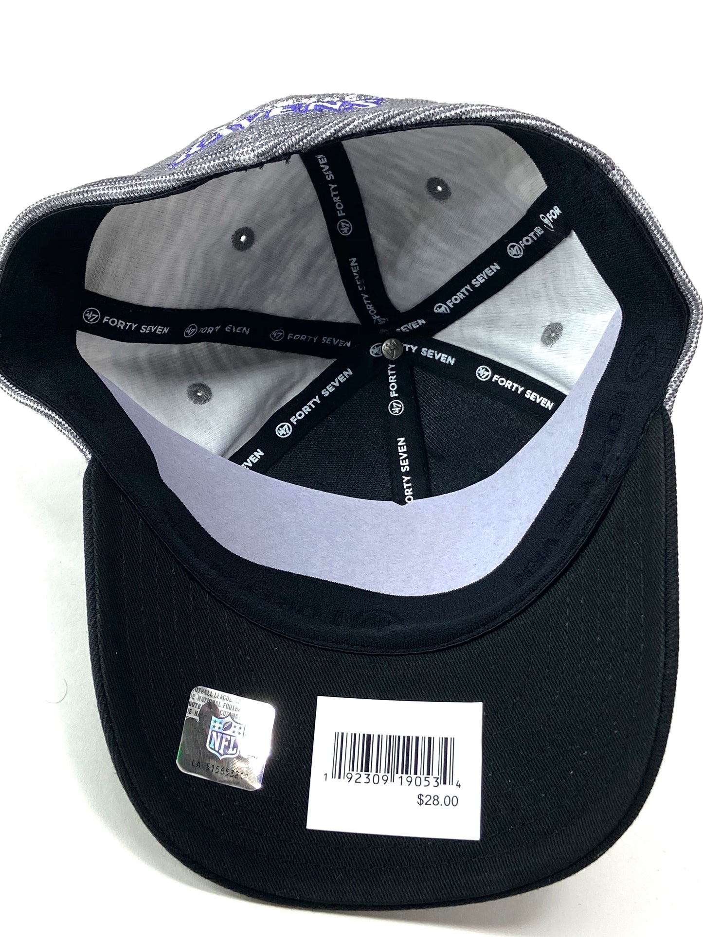 Baltimore Ravens NFL Contender Series "Verona" Stretch Fit Cap by '47 Brand