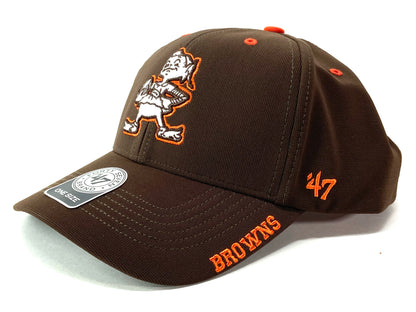 Cleveland Browns NFL Condenser Series Elf Logo Adjustable Ball Caps by '47 Brand