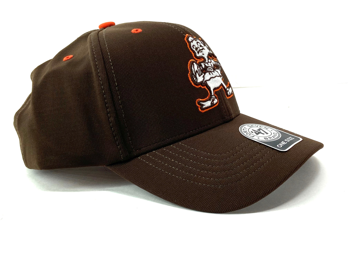 Cleveland Browns NFL Condenser Series Elf Logo Adjustable Ball Caps by '47 Brand