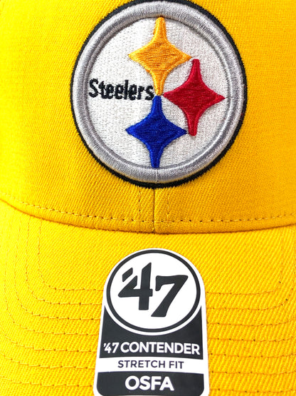 Pittsburgh Steelers NFL Kickoff Contender Stretch Fit 10% Wool Cap by '47 Brand