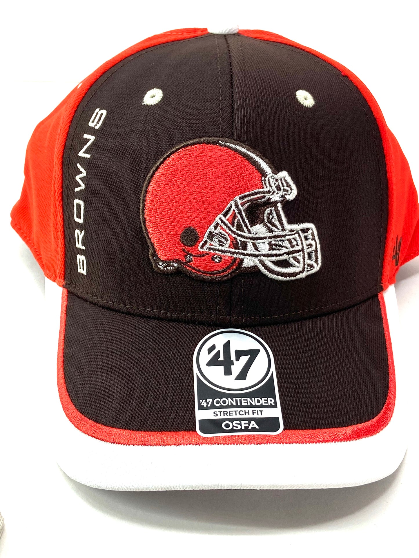 Cleveland Browns NFL Contender Series "Crash Line" Stretch Fit Cap by '47 Brand