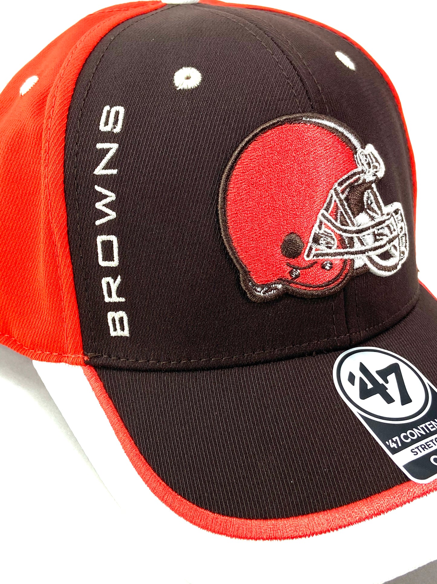 Cleveland Browns NFL Contender Series "Crash Line" Stretch Fit Cap by '47 Brand