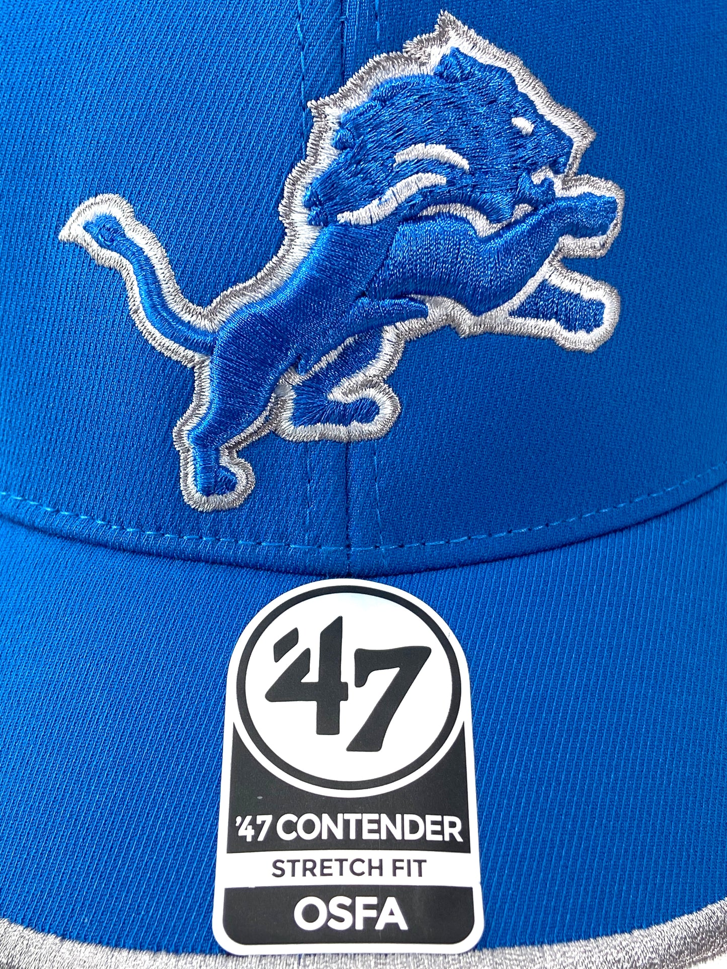 Detroit Lions NFL Contender Series "Crash Line" Stretch Fit Cap by '47 Brand