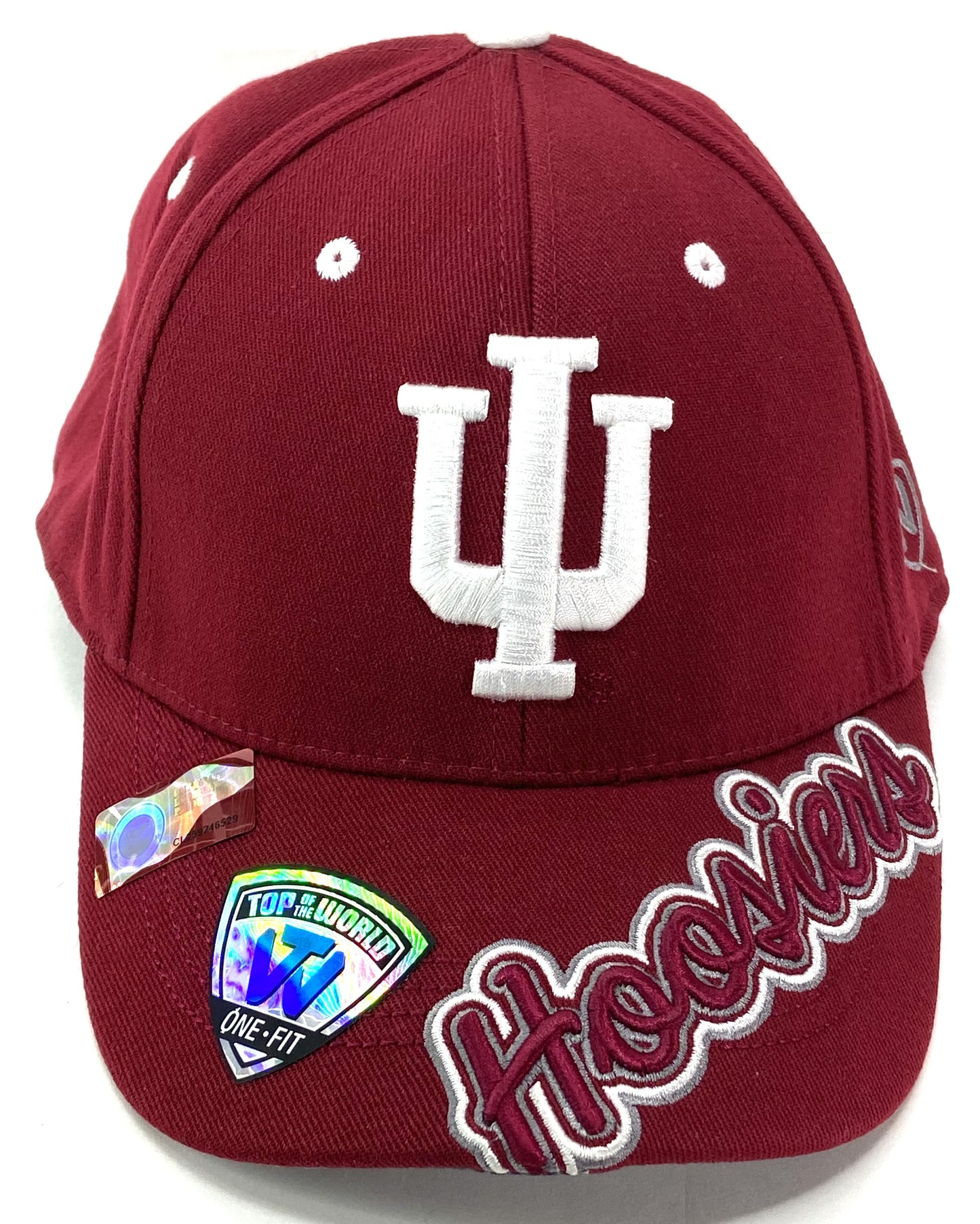 Indiana Hoosiers NCAA Team Color One-Fit Stretch Ball Cap by Top of the World