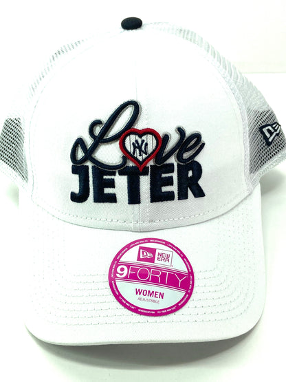 New York Yankees MLB Derek Jeter Women's Snapback Mesh Ball Cap by New Era