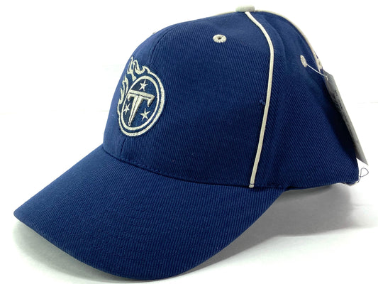 Tennessee Titans NFL Navy Logo Adjustable "Tonal" Ball Cap by NFL Apparel