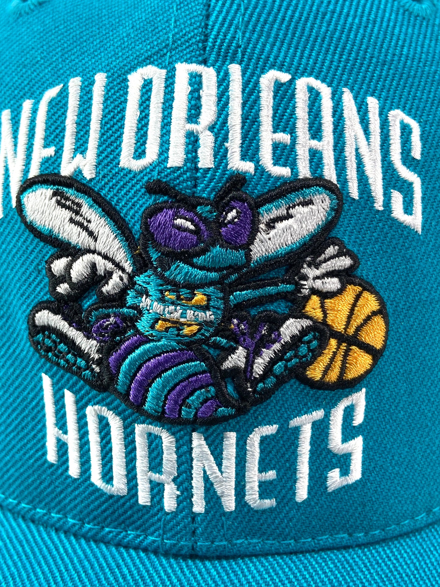 New Orleans Hornets 2007 NBA 20% Wool Turquoise Adjustable Cap