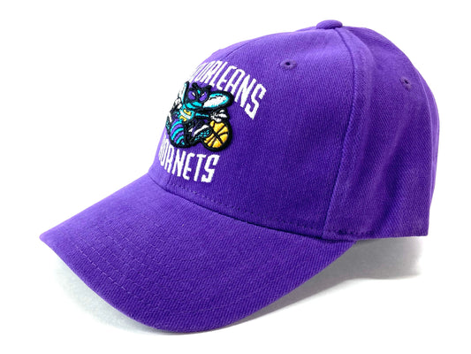 New Orleans Hornets 2007 NBA Purple Cotton Logo Cap