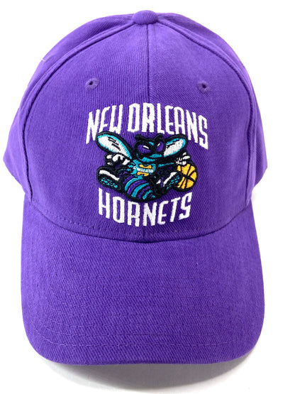 New Orleans Hornets 2007 NBA Purple Cotton Logo Cap