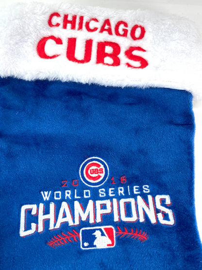 Chicago Cubs MLB 2016 World Champs Christmas Stocking by Forever Collectibles