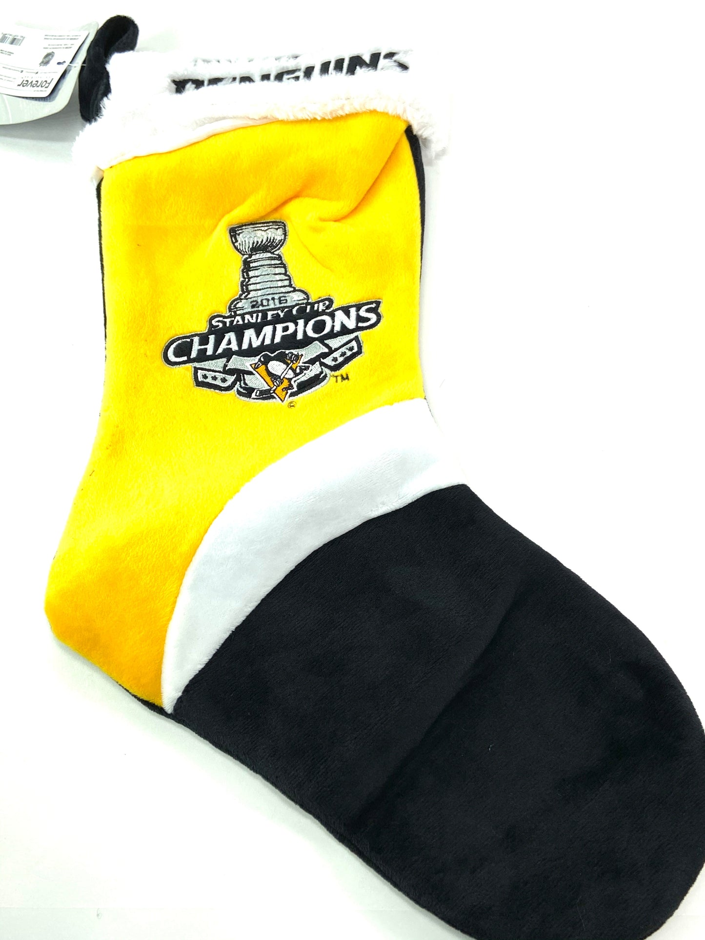 Pittsburgh Penguins 2016 NHL Champions Christmas Stocking by Forever Collectibles