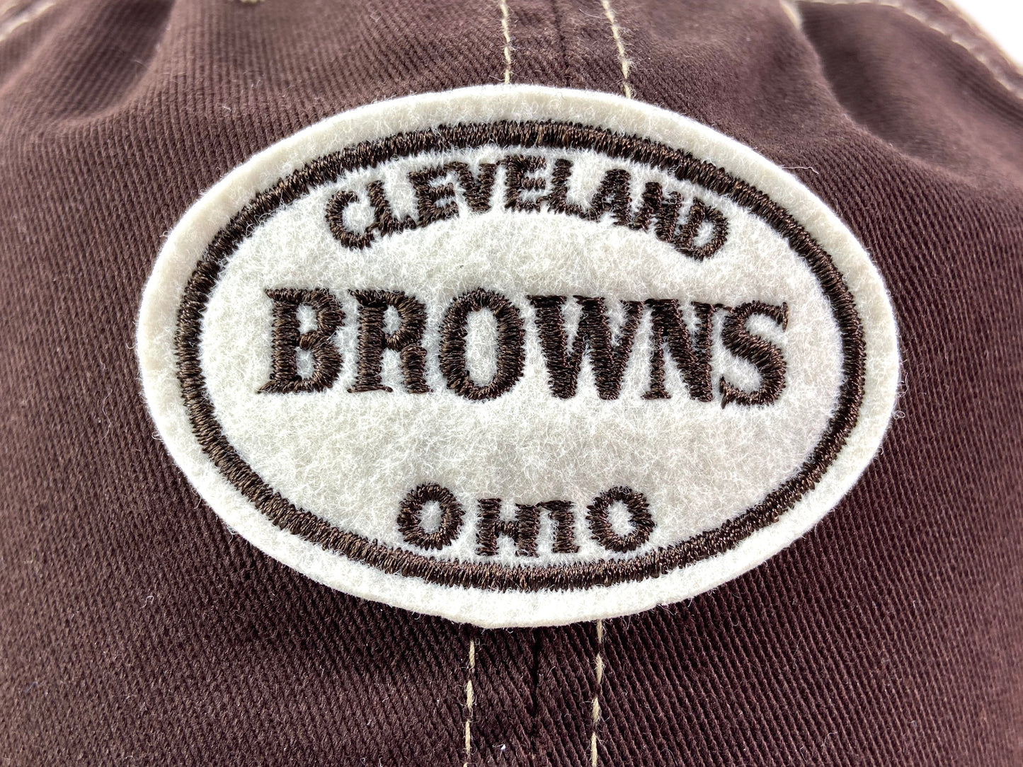 Cleveland Browns Vintage NFL Late '90's Unstructured Brown Cap by American Needle