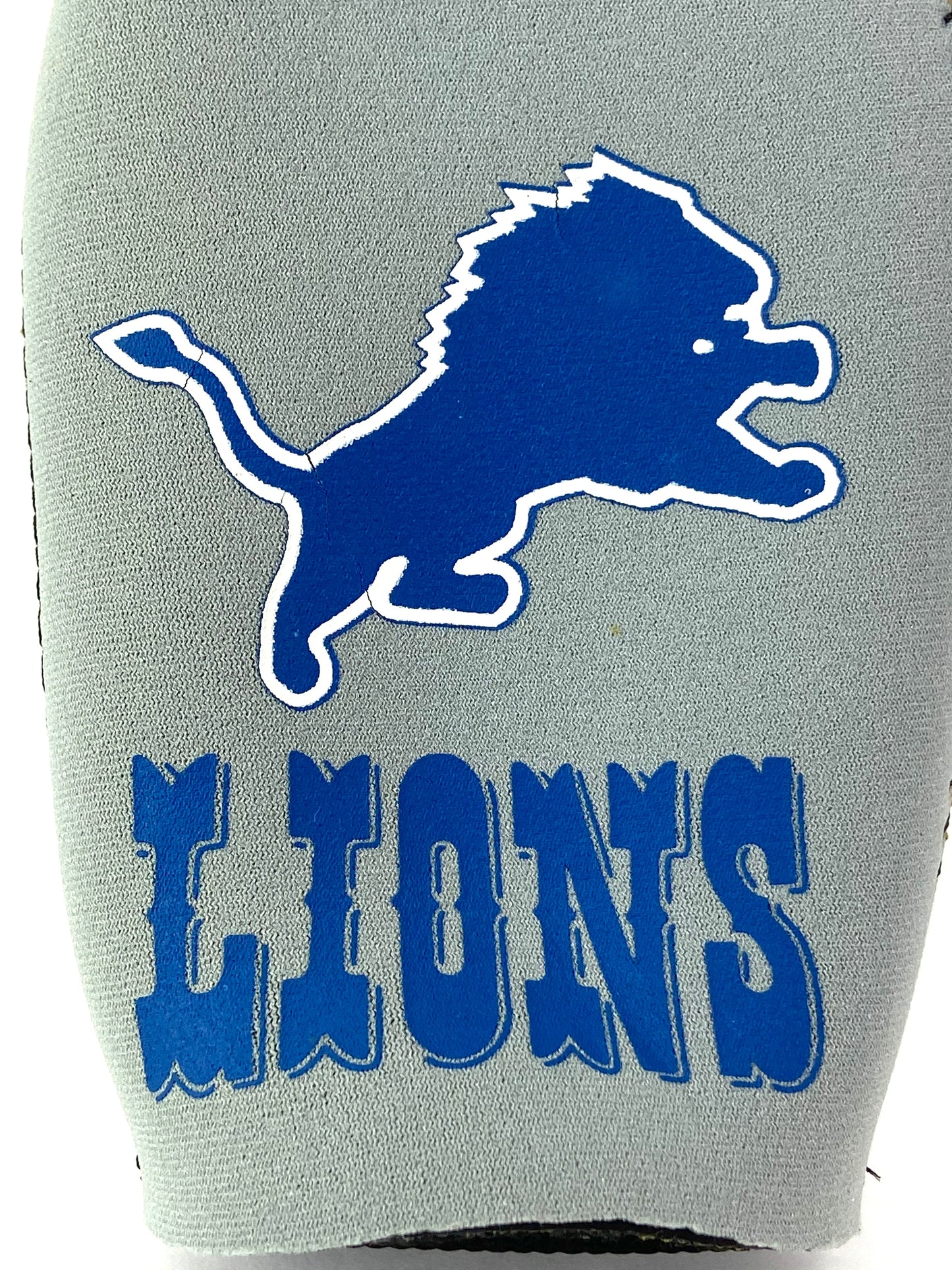 Detroit Lions Vintage NFL Zipper Bottle Huggie by Kolder