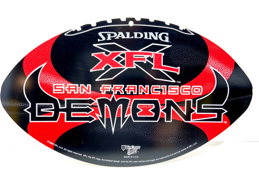 San Francisco Demons Vintage XFL 2000 Team Sign by Wincraft