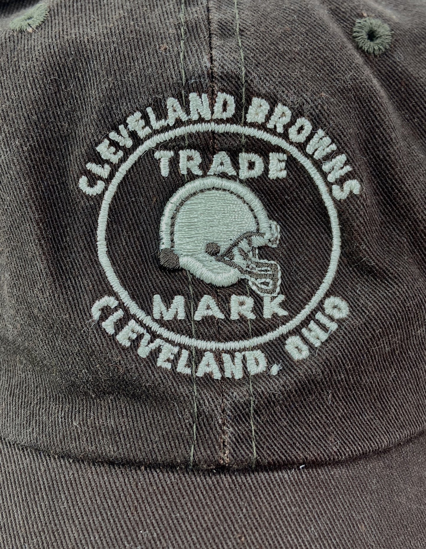 Cleveland Browns Vintage NFL Brown  "Trade Mark" Cap by American Needle