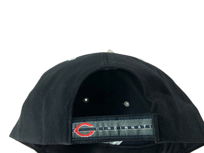 Cincinnati Reds Vintage MLB Black Cap w/Silver "C" by Twins Enterprise