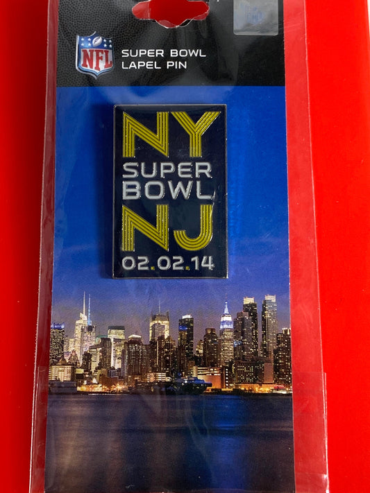 NFL Super Bowl XLVIII (48) "NY/NJ Sign" Lapel Pin by Pro Specialties Group