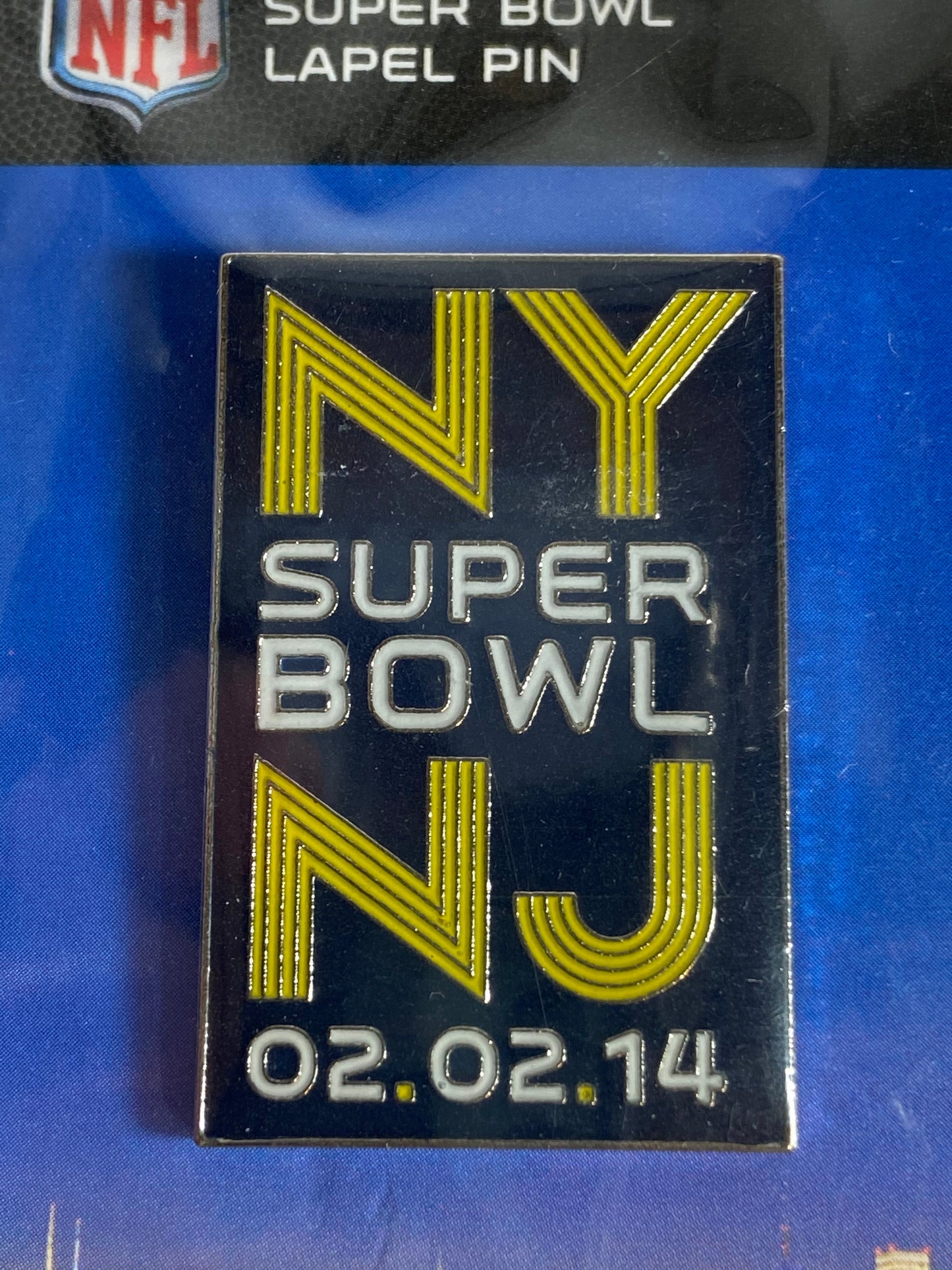 NFL Super Bowl XLVIII (48) "NY/NJ Sign" Lapel Pin by Pro Specialties Group