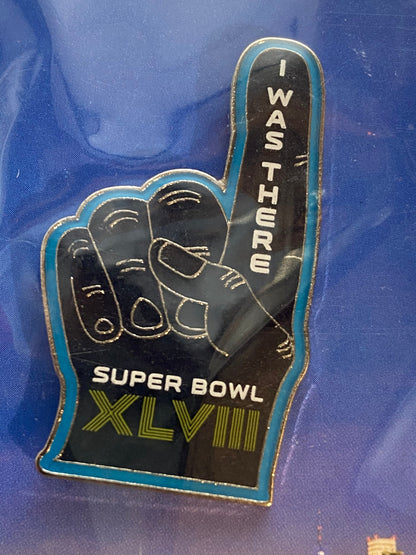 NFL Super Bowl XLVIII (48) "I Was There Finger" Lapel Pin by Pro Specialties Group