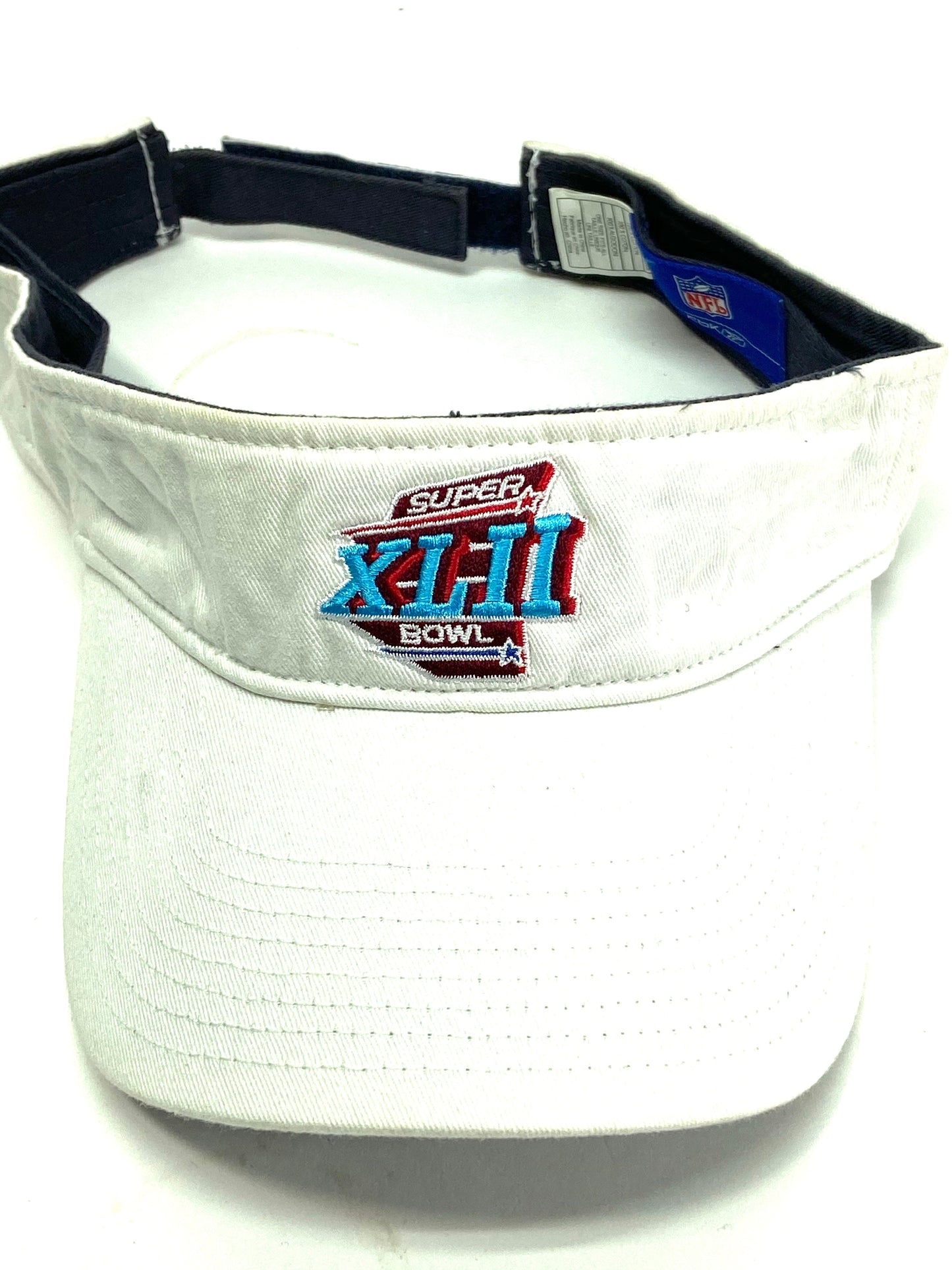 Super Bowl XLII (42) NFL 2008 Commemorative Visors