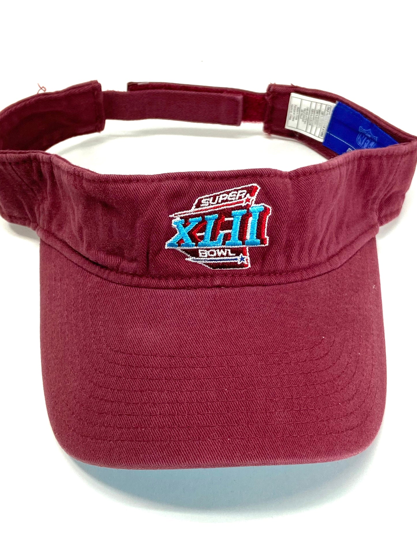 Super Bowl XLII (42) NFL 2008 Commemorative Visors