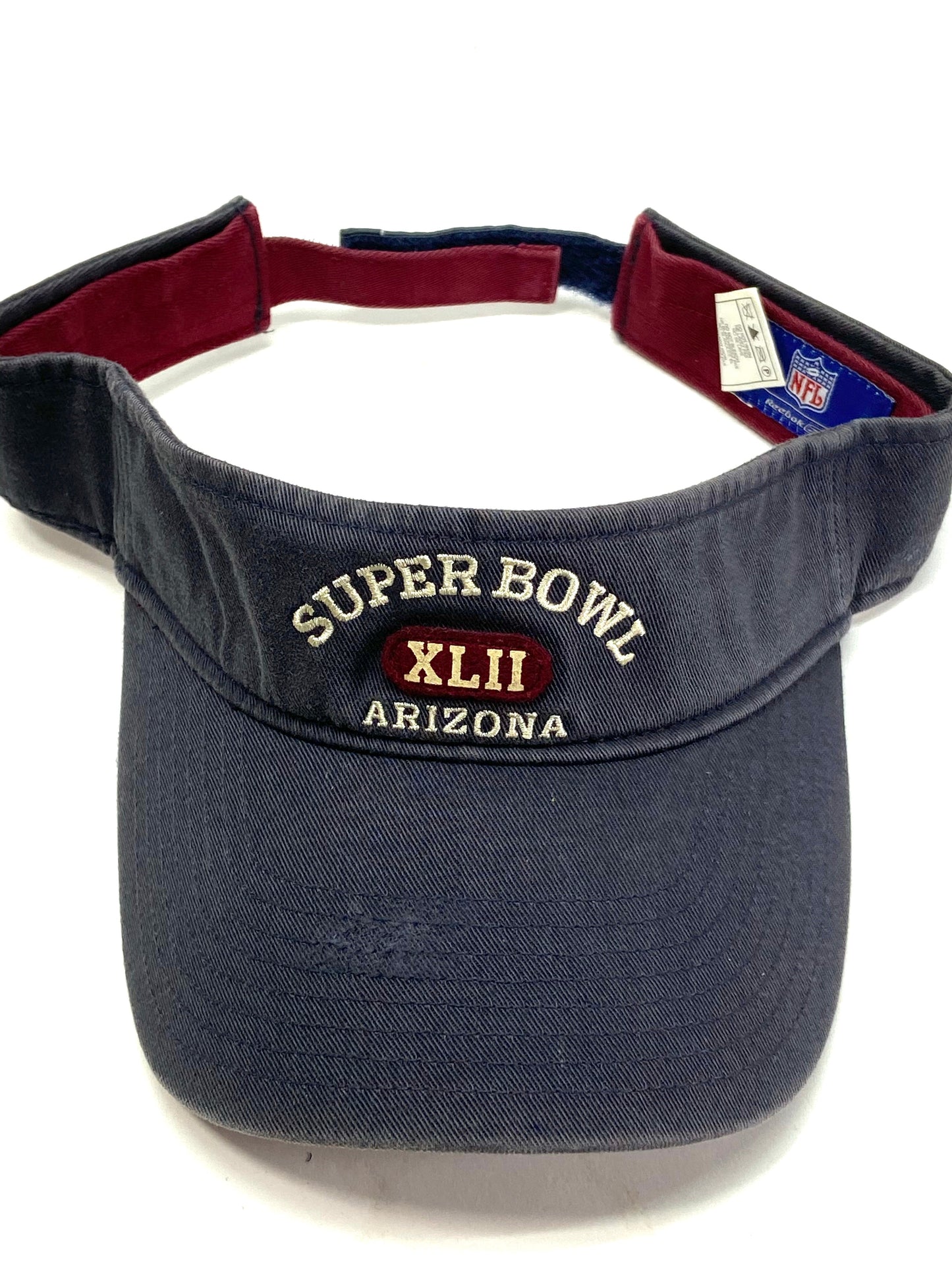 Super Bowl XLII (42) NFL 2008 Commemorative Visors