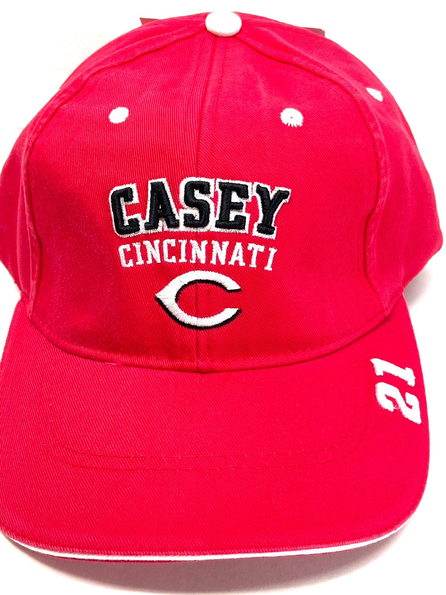 Cincinnati Reds Vintage 2000 MLB Sean Casey #21 Cap by Drew Pearson Marketing