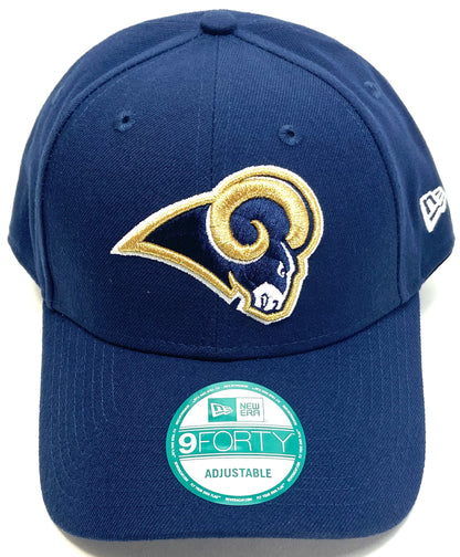 Los Angeles Rams NFL 2018 Blue 9Forty Adjustable Embroidered Logo Cap by New Era