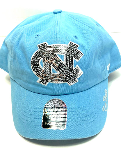 North Carolina Tarheels NCAA Women's Light Blue Natalie Sparkle Hat by '47 Brand