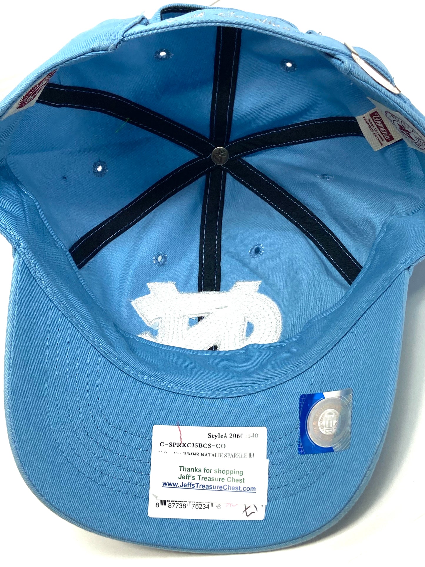 North Carolina Tarheels NCAA Women's Light Blue Natalie Sparkle Hat by '47 Brand